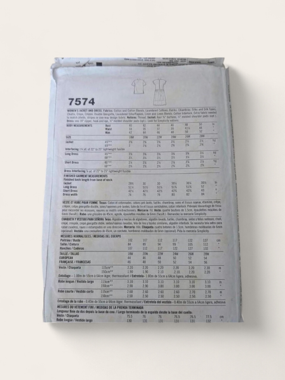 Simplicity Sewing Pattern - Picture 2 of 2